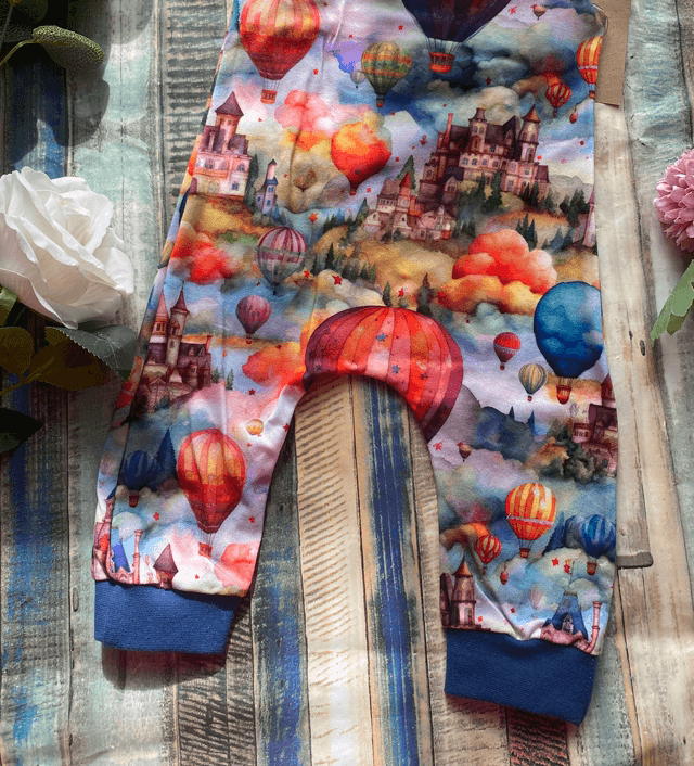 Hot Air Balloon Dungarees 6-9m