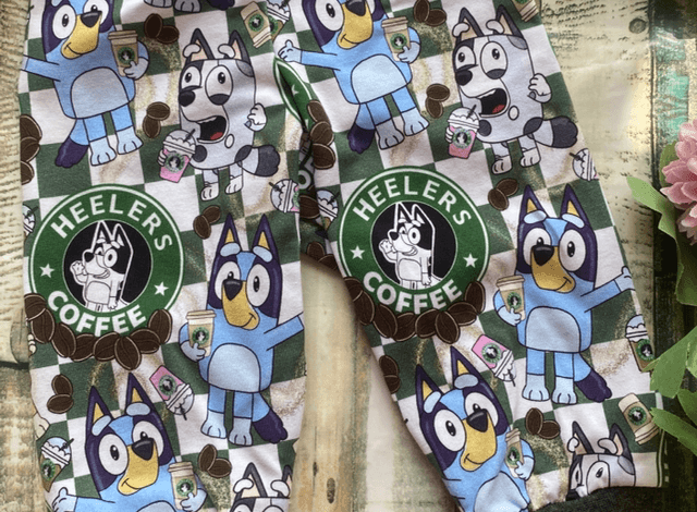 Heeler’s Coffee Leggings 3-6m