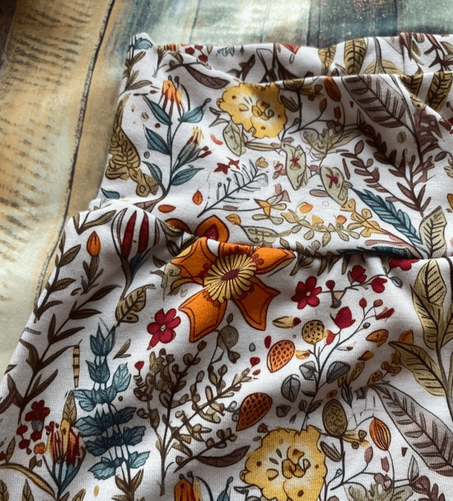 Vintage Wildflowers Shorts 3-4y