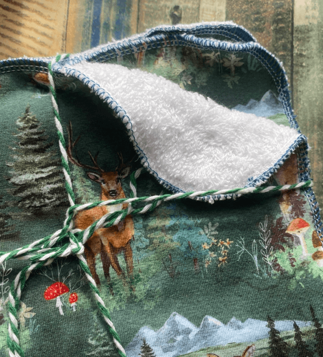 Deer Khaki Reusable Wipes x5 pack
