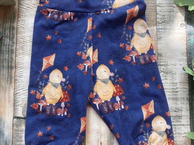 Autumn Buddy Duck Leggings 0-3m
