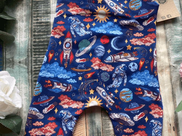 Space Dungarees 3-6m